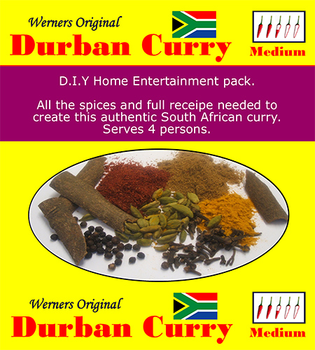 SA Durban Curry Natal style Spice and recipe